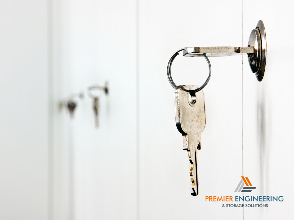 metal storage cabinet