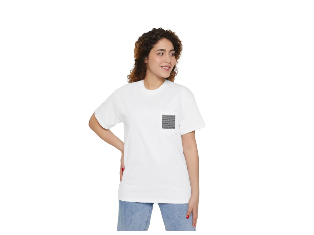 Unisex Heavy Cotton Pocket Tee