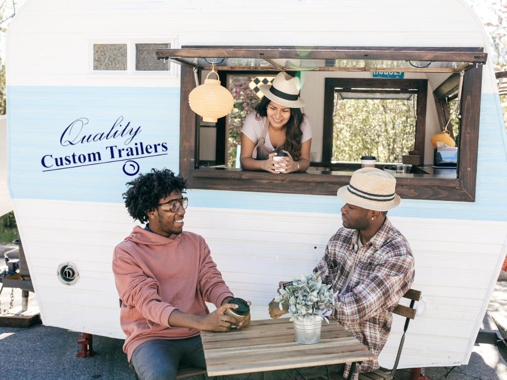 unique custom trailers, custom tradesman trailers, custom flat top trailer