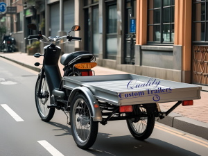 custom bike trailer, custom enclosed trailers, custom motorbike trailers, custom made trailers, unique custom trailers