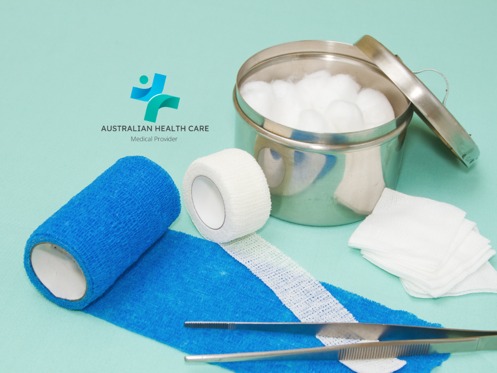 wound care dressing supplies, 100x Disposable Surgical Face Mask Dust Mouth Guard 3 Ply Air Purifying, Pack Multigate Basic Dressing Pack with Non-Woven Balls SmartTab, 100 Pcs Disposable PPE Gown Protective Workwear Suit Thumb Hook Sleeve Coverall Apron Blue Medical Cleaning Painting, 210 PCS Emergency First Aid Kit Medical Travel Set Workplace Family Safety AU