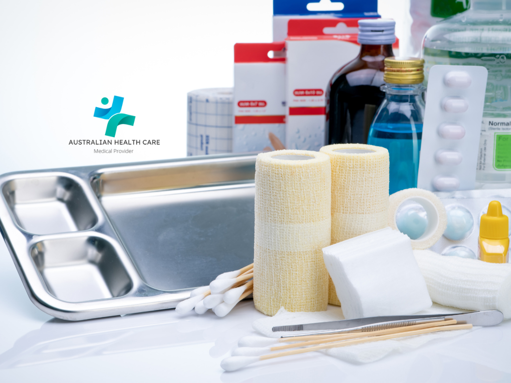 wound care supplies, 210 PCS Emergency First Aid Kit Medical Travel Set Workplace Family Safety AU, 1 Pack Multigate Basic Dressing Pack with Non-Woven Balls SmartTab, 15x CAPSICUM PLASTER PATCHES Herbal Muscle Pain Inflammation Ache Relief BULK,