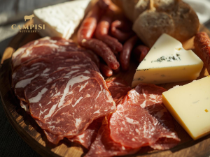 cured meats near me,salumi set, Butcher Sydney, Gourmet Meats, arranged salami bologna ham and prosciutto, Gourmet Meat Recipes