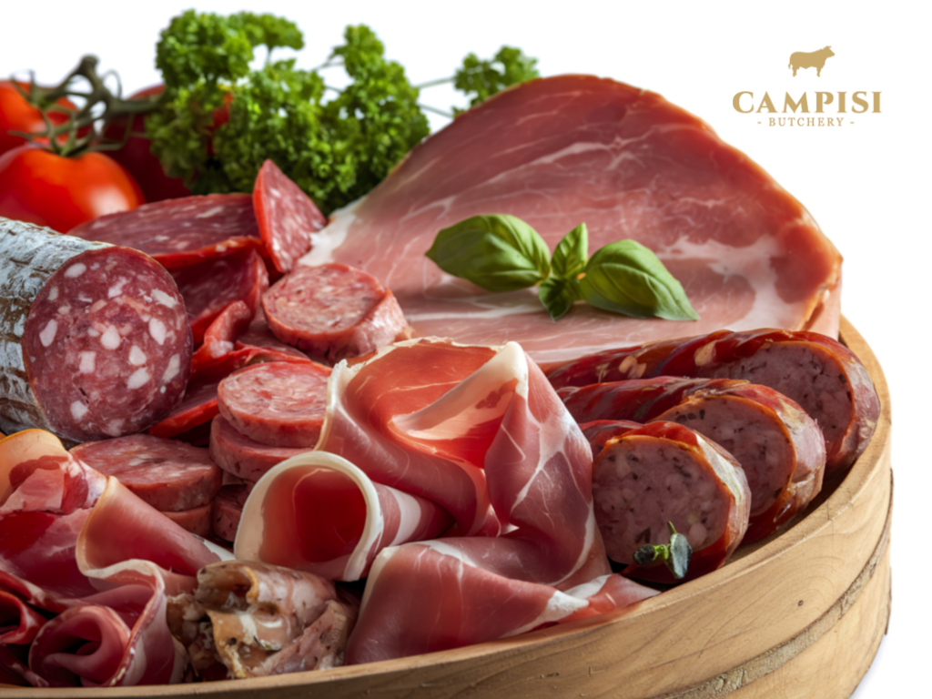 cured meats near me cured meats, types of italian salumi, salumi vs charcuterie, Salumi plate, salumi set, arranged salami bologna boiled ham and prosciutto, arranged salami bologna ham and prosciutto