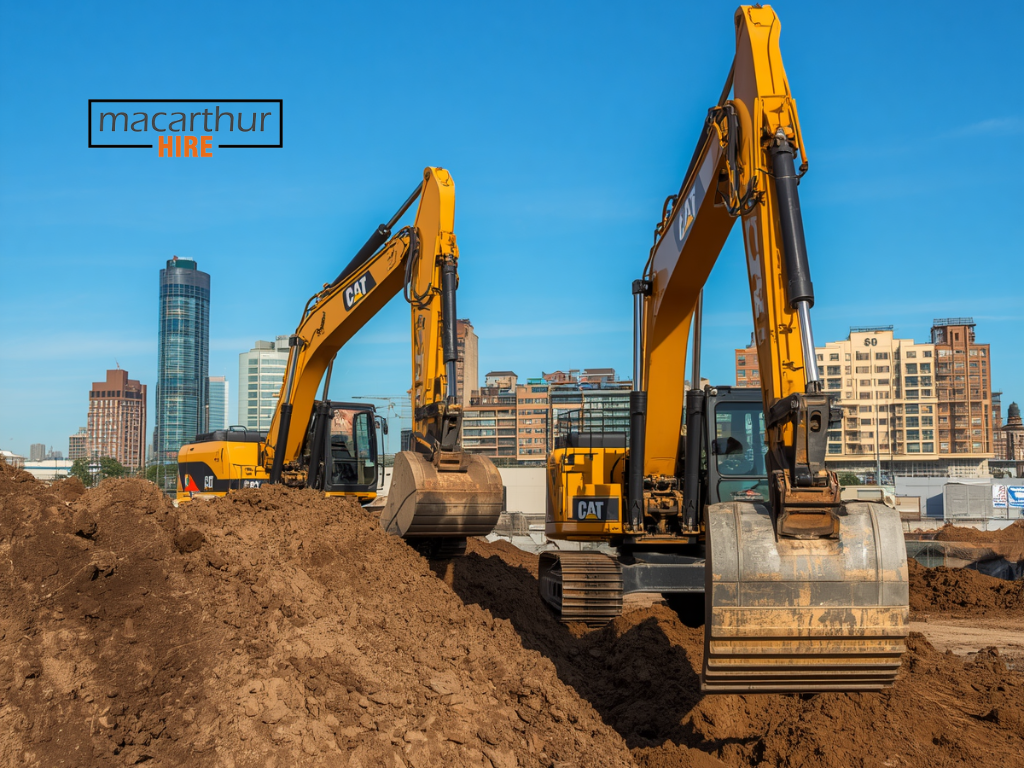 Checking site access before equipment hire in Camden
