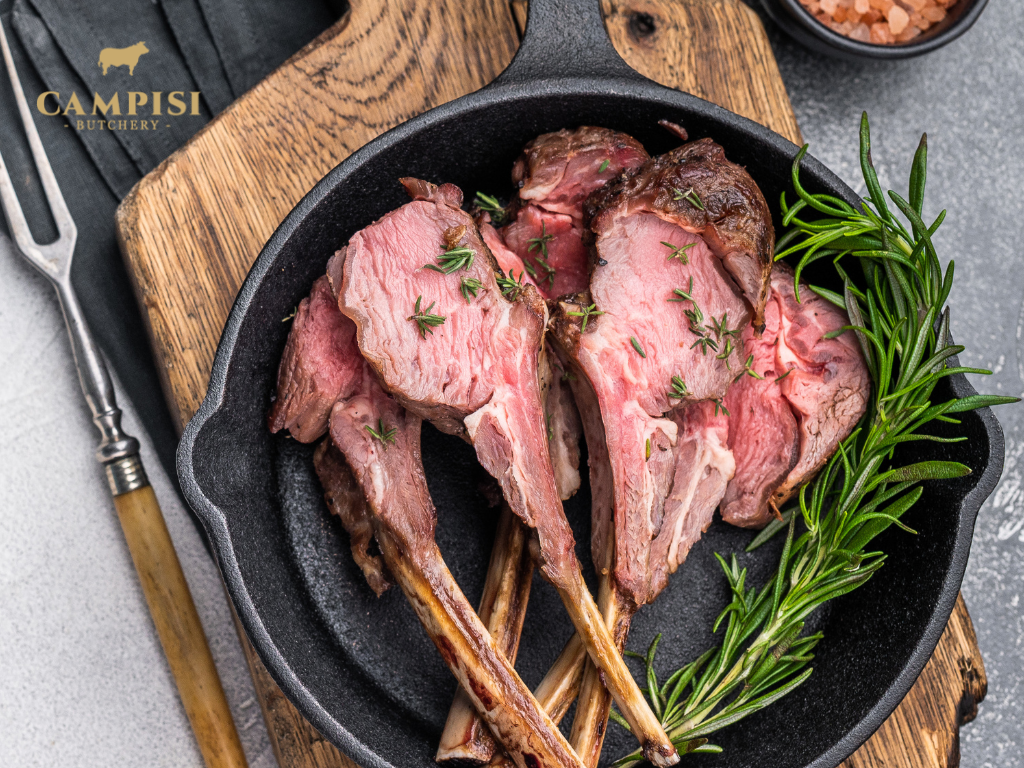 Slow-cooked lamb shoulder ready for serving