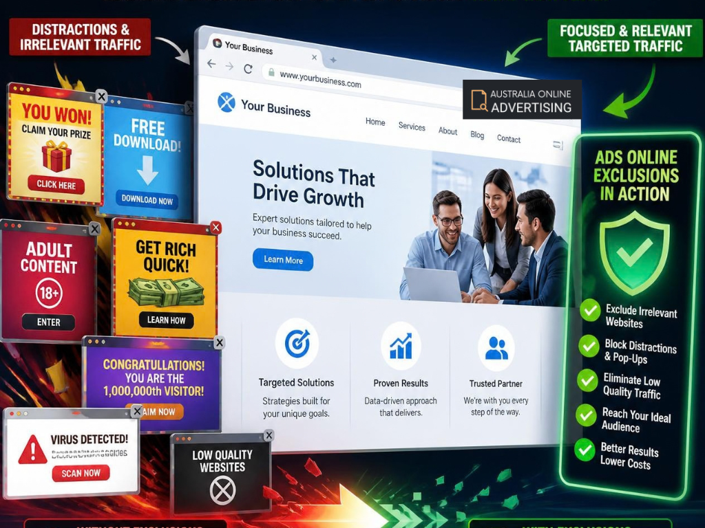 Ads online targeting local customers across Australia