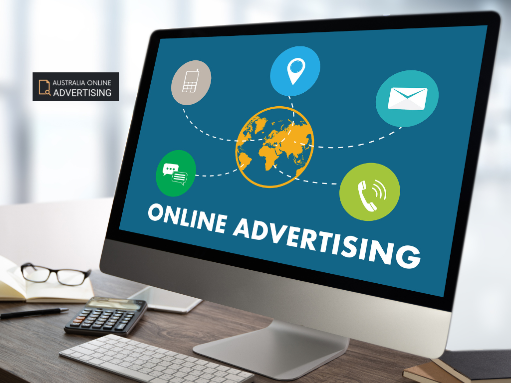 : Digital marketer reviewing geographic audience targeting and advertising campaign settings on a computer. Online advertising australia, ads online, advertising online, advertise online, internet advertising, internet advertising services, online advertising companies