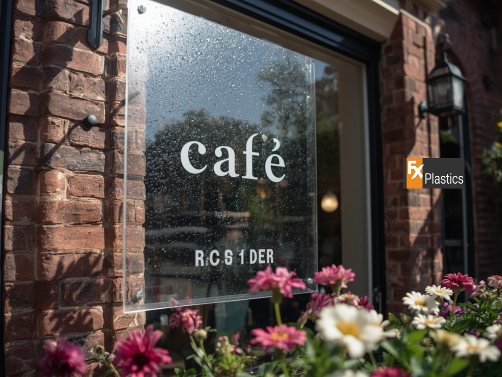 CNC cutting services for larger acrylic signage